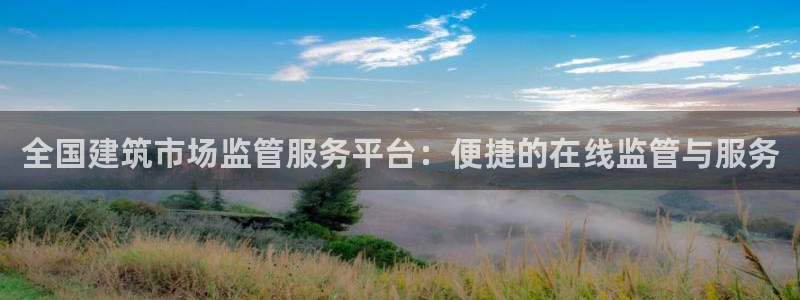 乐发茶楼团购平台官网：全国建筑市场监管服务平台：便捷的在线监管与服务