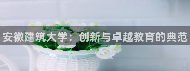 乐发平台彩票：安徽建筑大学：创新与卓越教育的典范