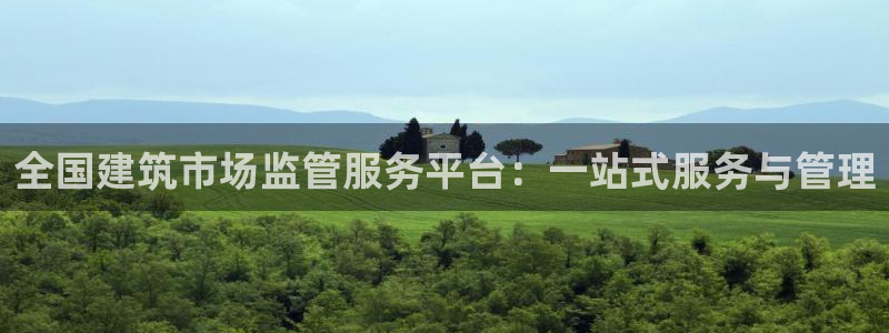 乐发彩票平台跑路了吗：全国建筑市场监管服务平台：一站式服务与管理