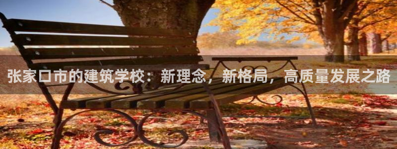 乐发平台会黑钱么：张家口市的建筑学校：新理念，新格局，高质量发展之路