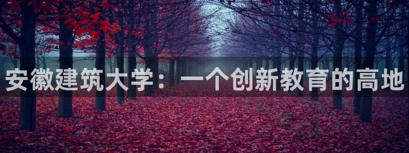乐赚发圈平台app：安徽建筑大学：一个创新教育的高地